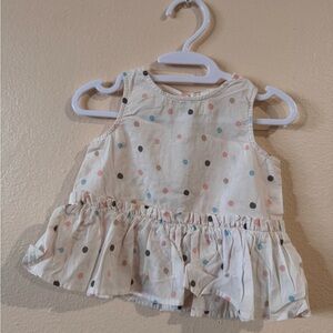 H&M Polka Dot Sleeveless Top - Multicolor